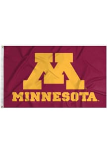Minnesota Golden Gophers 3x5 Design Silk Screen Grommet Flag - Maroon