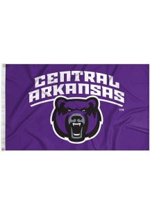 Central Arkansas Bears 3x5 Team Logo Silk Screen Grommet Flag - Purple