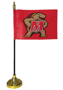 Maryland Terrapins 4x4 Desk Flag