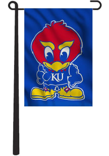 Kansas Jayhawks 13x18 Graphic Garden Flag - Blue