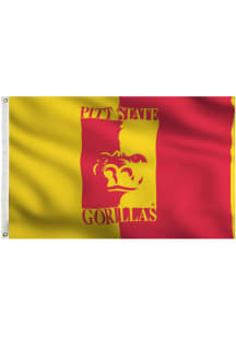 Pitt State Gorillas 3x5 Red Grommet Silk Screen Grommet Flag - Red