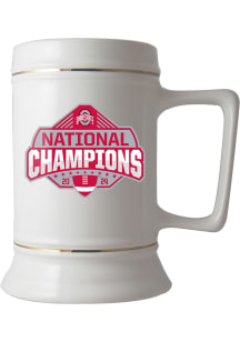 Ohio State Buckeyes 2024 Football National Champions 28oz Stein - White