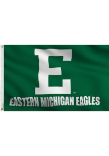 Eastern Michigan Eagles 3x5 Logo Grommet Silk Screen Grommet Flag - Green