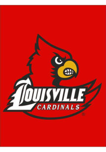Louisville Cardinals 30x40 Silk Screen Banner - Red