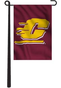 Central Michigan Chippewas 13x18 Maroon Garden Flag - Red