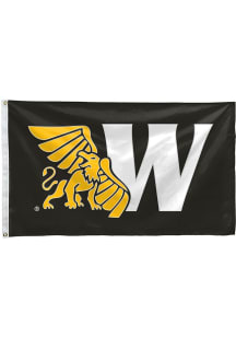 Missouri Western Griffons 3x5 Black Grommet Applique Flag