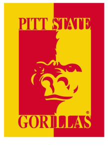 Pitt State Gorillas 30x40 Silk Screen Sleev Banner - Red