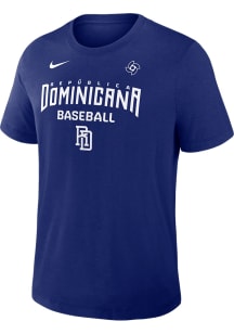 Nike Dominican Republic Blue Authentic Collection Early Work World Baseball Classic Short Sleeve F..