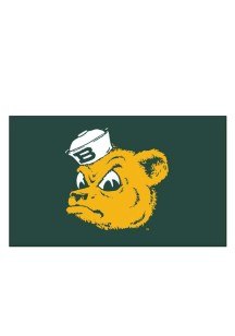 Baylor Bears 3x5 Sailor Logo Grommet Silk Screen Grommet Flag - Green
