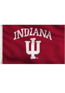 Indiana Hoosiers Grommet Silk Screen Grommet Flag - Red