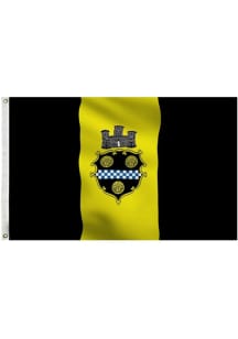 Pittsburgh Grommet Silk Screen Grommet Flag - Black