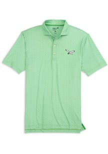 Johnnie O Philadelphia Eagles Mens Green Hinson Retro Bird Short Sleeve Fashion Polo