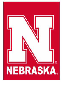 Nebraska Cornhuskers 2 Sided Banner - Red
