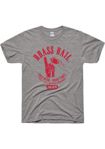 Charlie Hustle Lincoln Grey Brass Rail Short Sleeve Fashion T Shirt