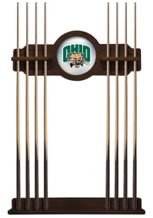 Ohio Bobcats Solid Wood Cue Rack Pool Table