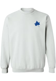 Vive La Fete Indiana State Sycamores Womens White Impressions Crew Sweatshirt