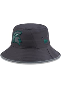 New Era Michigan State Spartans Graphite Featherweight Stretch Mens Bucket Hat