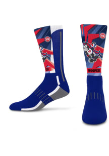 Detroit Pistons Mascot Retro Vibes Mens Crew Socks