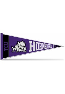 TCU Horned Frogs Rally Standard 12x30 Pennant - Purple
