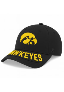 CAPX Iowa Hawkeyes Mens Black Blackwater Flex Hat