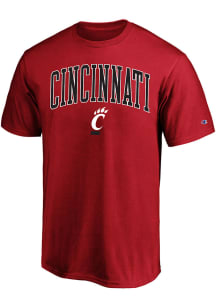 Cincinnati Bearcats Mens Red Arch Mascot Big and Tall T-Shirt