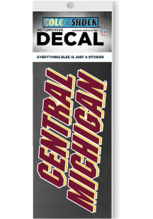 Central Michigan Chippewas Licensed Mark Auto Decal - Maroon