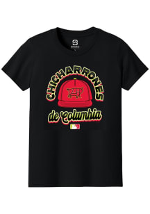 Summit Sportswear Columbia Fireflies Youth Black Circle Cap Copa Short Sleeve T-Shirt