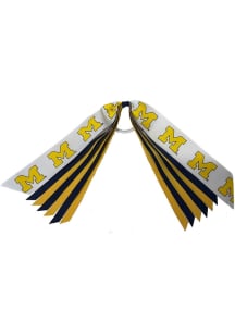 Michigan Wolverines Pony Streamer Kids Hair Ribbons