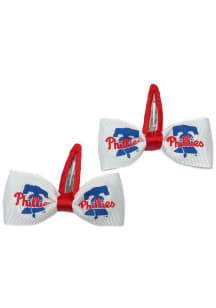 Philadelphia Phillies Clippies Design Baby Hair Barrette