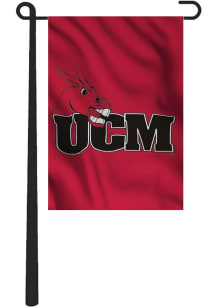 Central Missouri Mules 13x18 Red Garden Flag - Red
