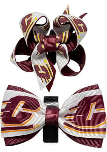 Central Michigan Chippewas Pet 2pk Pet Bow
