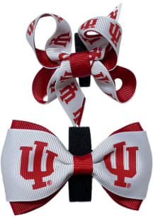 Indiana Hoosiers Pet 2pk Pet Bow