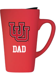 Utah Utes 16oz Soft Touch Dad Ceramic Mug - Red