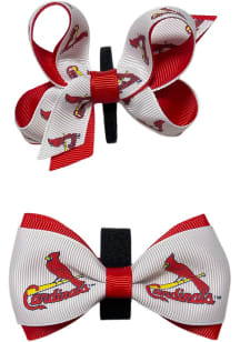 St Louis Cardinals Pet 2pk Pet Bow