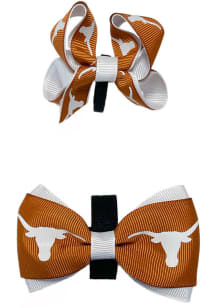 Texas Longhorns Pet 2pk Pet Bow