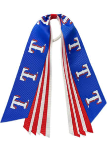 Texas Rangers Pony Streamer Kids Hair Ribbons