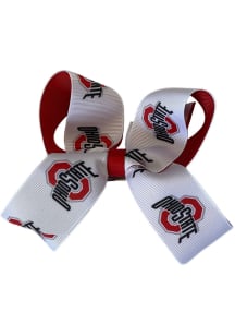 Ohio State Buckeyes 2 Tone Kids Hair Barrette
