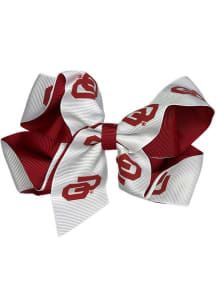 Oklahoma Sooners 2 Tone Kids Hair Barrette