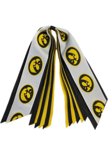 Iowa Hawkeyes Jumbo Pony Streamer Kids Hair Ribbons