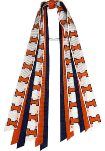 Illinois Fighting Illini Mini Pony Streamer Kids Hair Ribbons