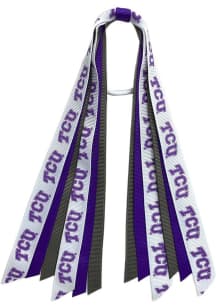 TCU Horned Frogs Mini Pony Streamer Kids Hair Ribbons