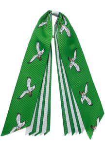 Philadelphia Eagles Retro Logo Pony Streamer Kids Hair Ribbons