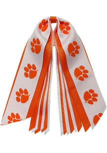 Clemson Tigers Jumbo Pony Streamer Kids Hair Ribbons