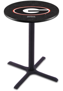 Georgia Bulldogs Cross Base Pub Table