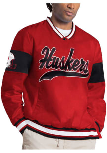 Starter Nebraska Cornhuskers Mens Red Tail Sweep Pullover Jackets