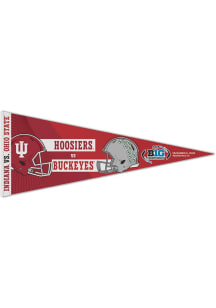 Big Ten 2025 Football Championship  Dueling Matchup Pennant - White