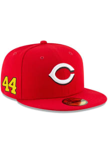 Elly De La Cruz  New Era Cincinnati Reds Mens Red 2025 Players Weekend Side Patch 59FIFTY Fitted H..