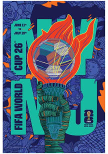Something Inked FIFA New York 24x36 World Cup Host City Unframed Poster