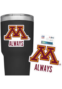 Minnesota Golden Gophers 3" Always Stickers - Maroon