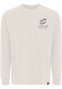 Cleveland Cavaliers Cream Sherwood Wimbeldon Long Sleeve T Shirt